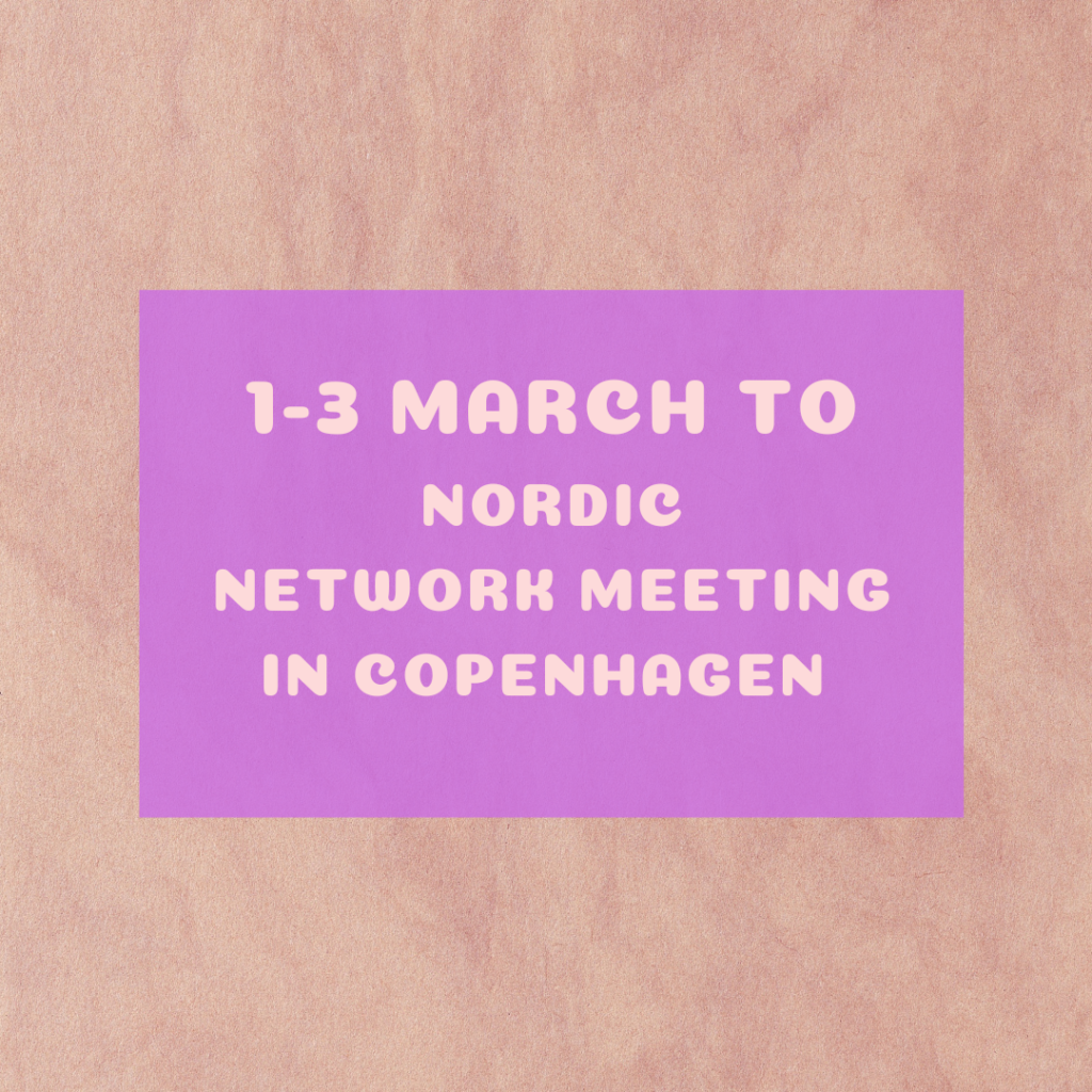 1-3 March 2024 Registration To Nordic Network Meeting