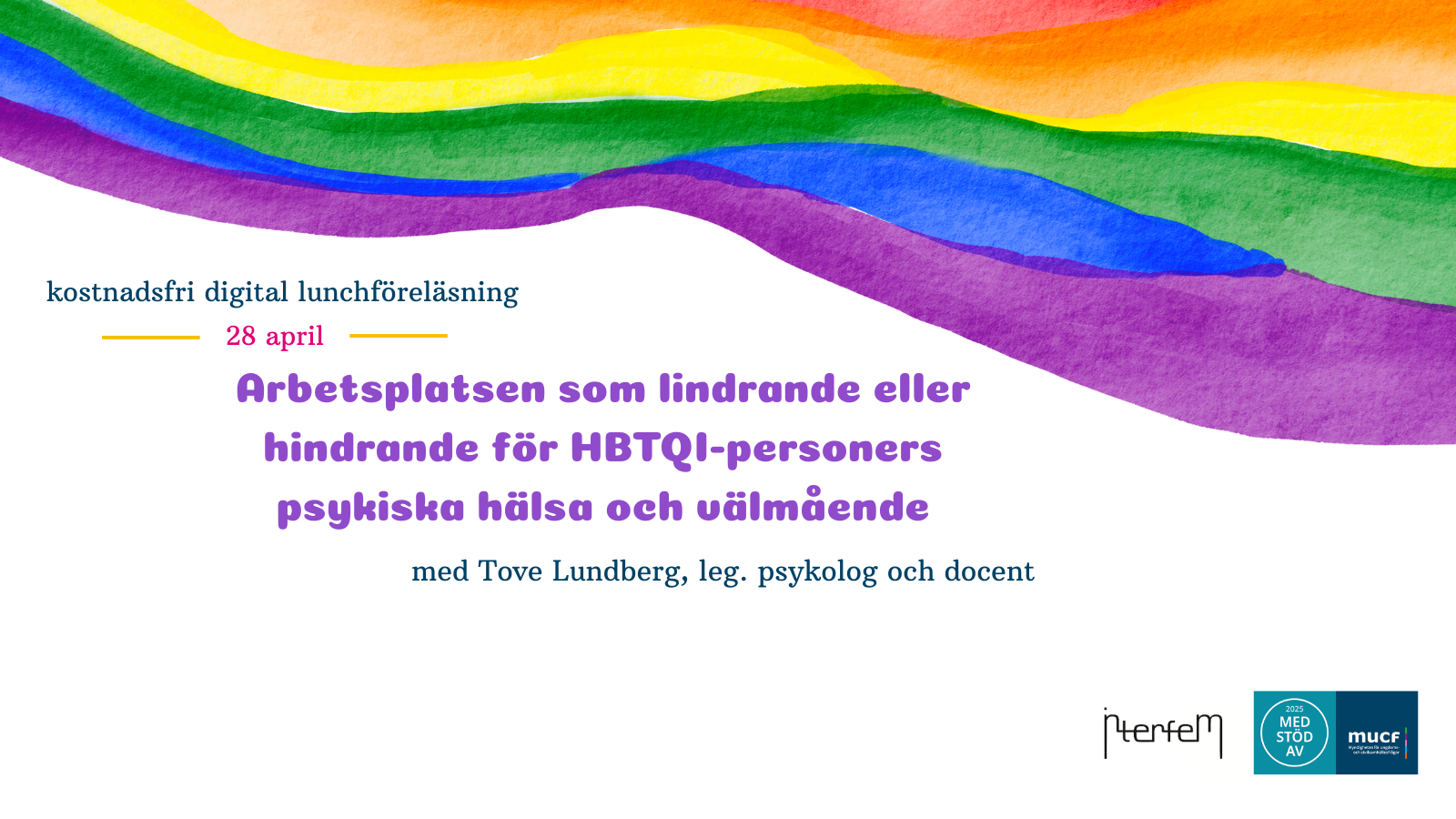 Du visar för närvarande Lunchföreläsning – Hbtq-personers utsatthet på arbetsplatsen